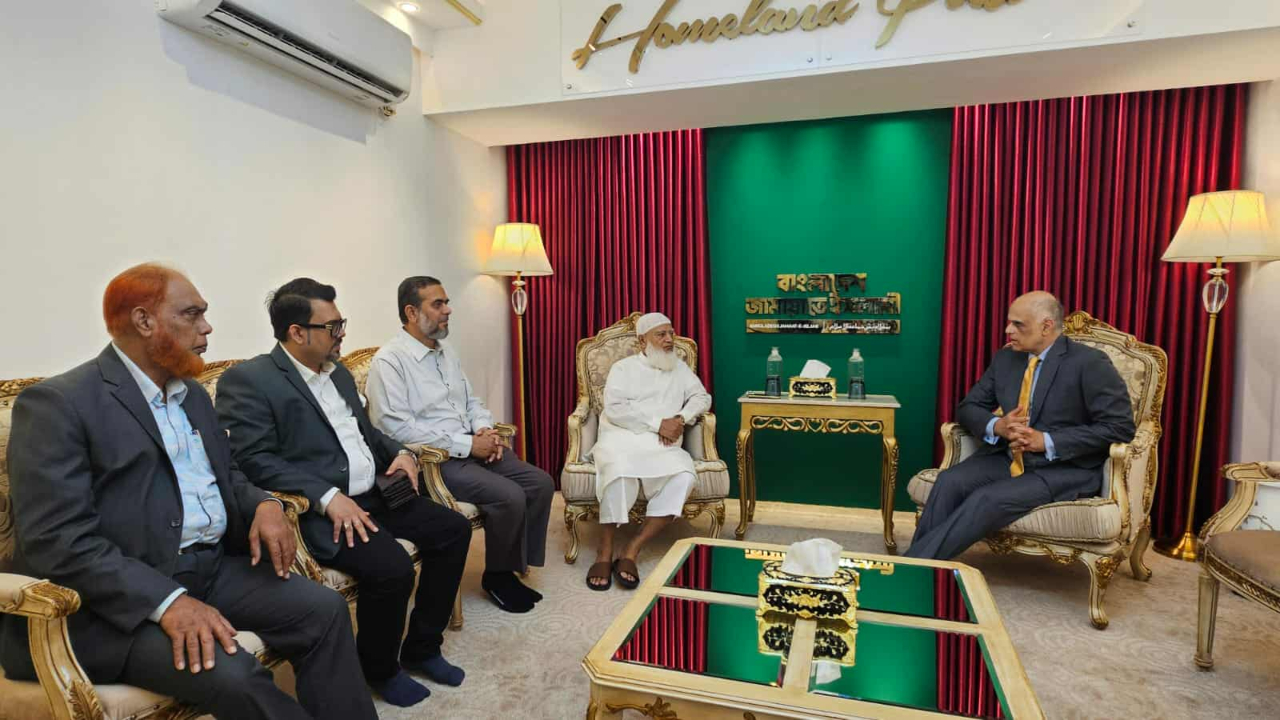 জামায়াত আমিরের সঙ্গে ব্রাজিলের রাষ্ট্রদূতের সৌজন্য সাক্ষাৎ